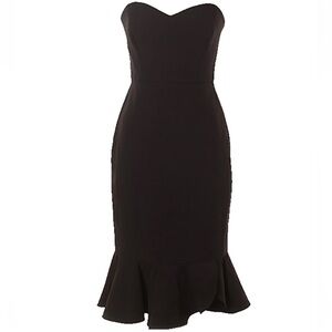 BCBG MAX AZRIA Sweetheart Strapless Dress - Black